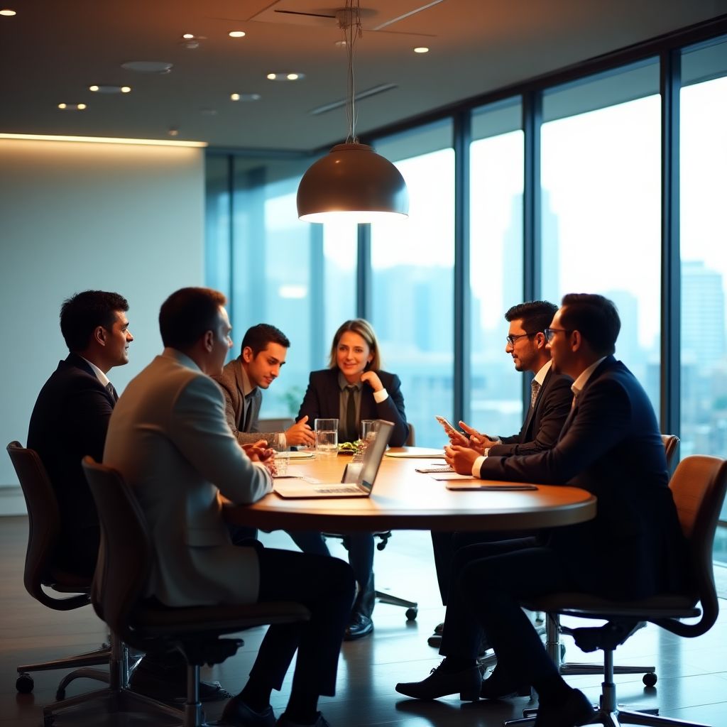 Fundadores de FINCHILE en su primera oficina